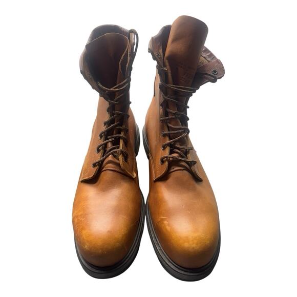 NWOT Red Wing 2242 Vintage Brown Boots Steel Toe 14 D Union Made USA - Picture 2 of 13